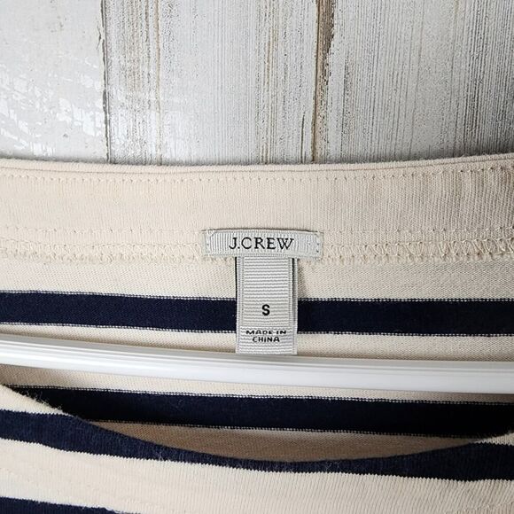 J.Crew Stitchwork Stripe Embroidered Aztec Top Size Small - Picture 3 of 9